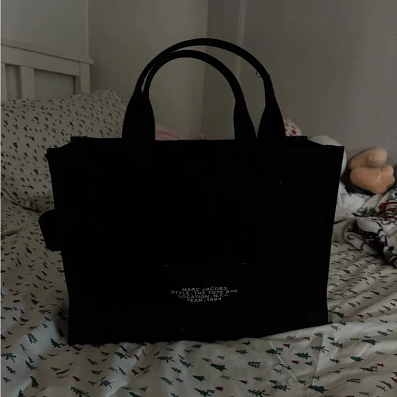 Marc Jacobs Black Canvas Tote - Picture 2 of 4
